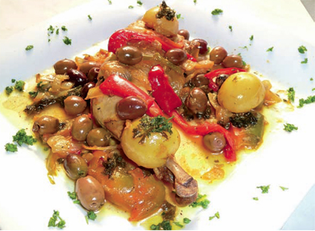 Recette Tajine de poulet aux olives et citron par Le Manhattan